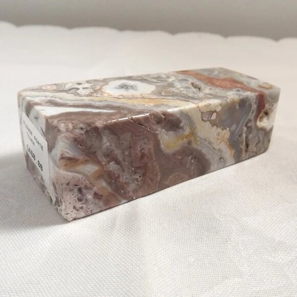 Flower Agate Tower, One of a Kind Healing Stone - Picture 7 of 10